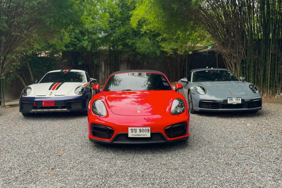 Porsche Club Thailand gathering in Kanchanaburi